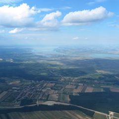 Flugwegposition um 14:54:16: Aufgenommen in der Nähe von Gemeinde Deutschkreutz, 7301, Österreich in 1668 Meter